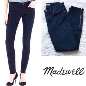 Madewell Skinny Zip Jeans